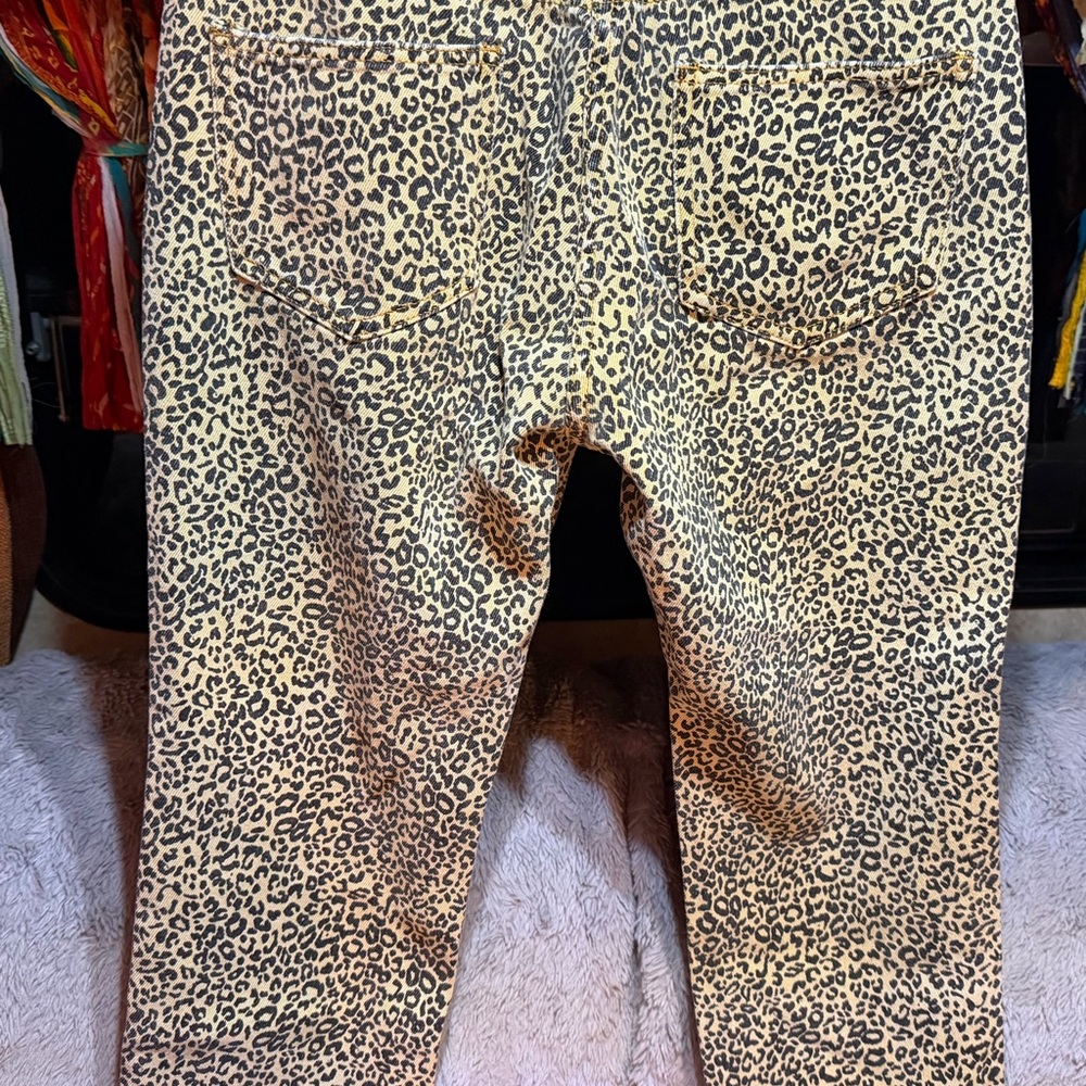 POL Leopard Print Buttoned Pants - image 2